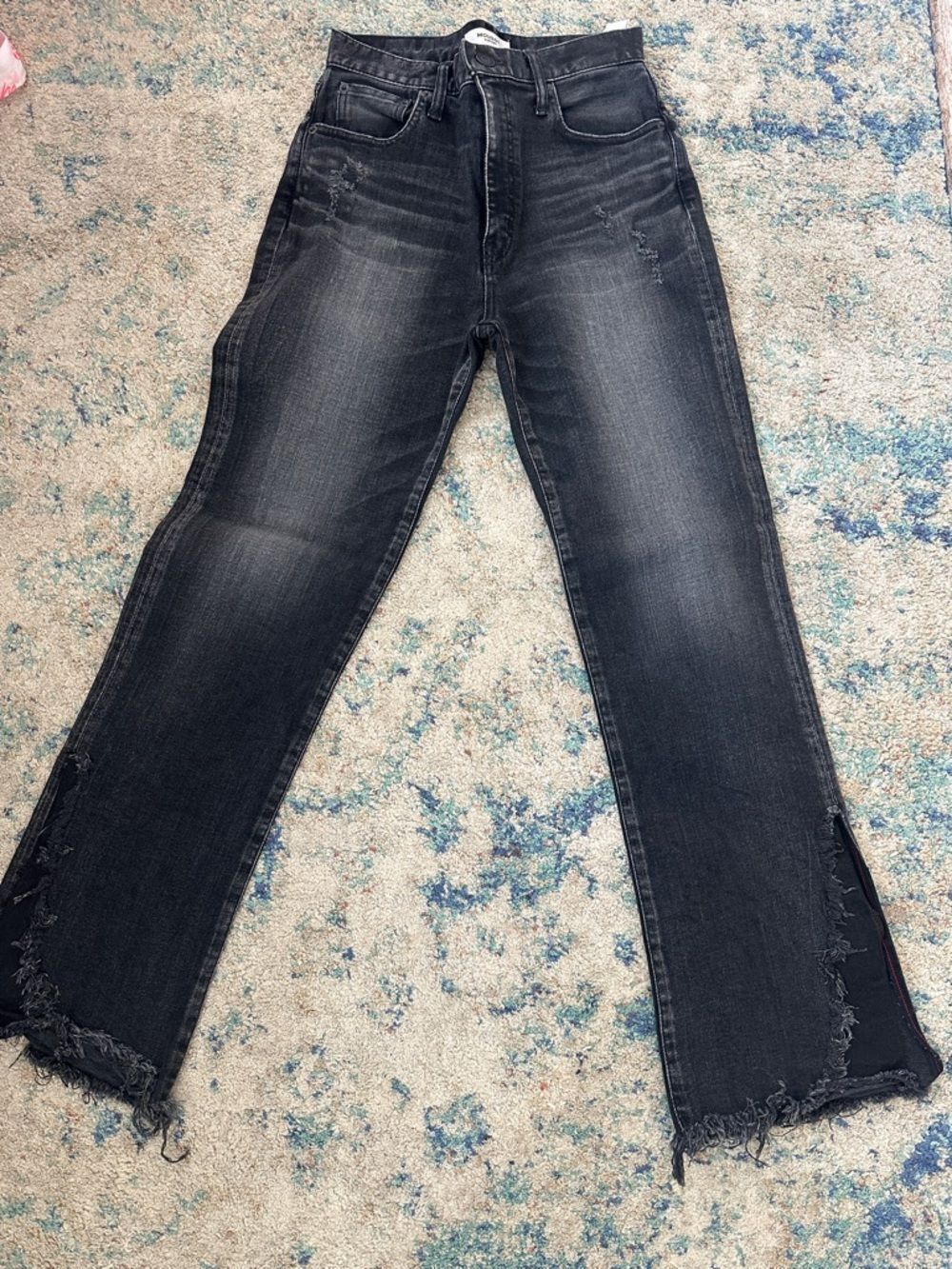 MOUSSY VINTAGE Alhambra High-Rise Flared Jeans, Size 27